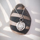 Silver Monstera Chain Necklace - Makana