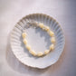 Resin Pikake & Pearl Beaded Bracelet - Gold Kupuna