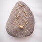 Floating Gold Pikake Charm Necklace - Lana