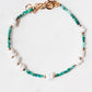 Gemstone Puka Shell Bracelet - Ke'alohi