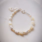 Mixed Shell & Pearl Pikake Bracelet - Silver Kahakai