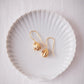 Large Gold Pikake Drop Earrings - Mohala