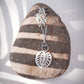 Silver Monstera Chain Necklace - Makana