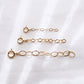 Gold or Silver Extender for Necklaces and Bracelets