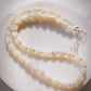 Mother of Pearl Pikake Beaded Necklace - Silver Lāhela
