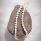 Mother of Pearl Pikake Beaded Necklace - Silver Lāhela