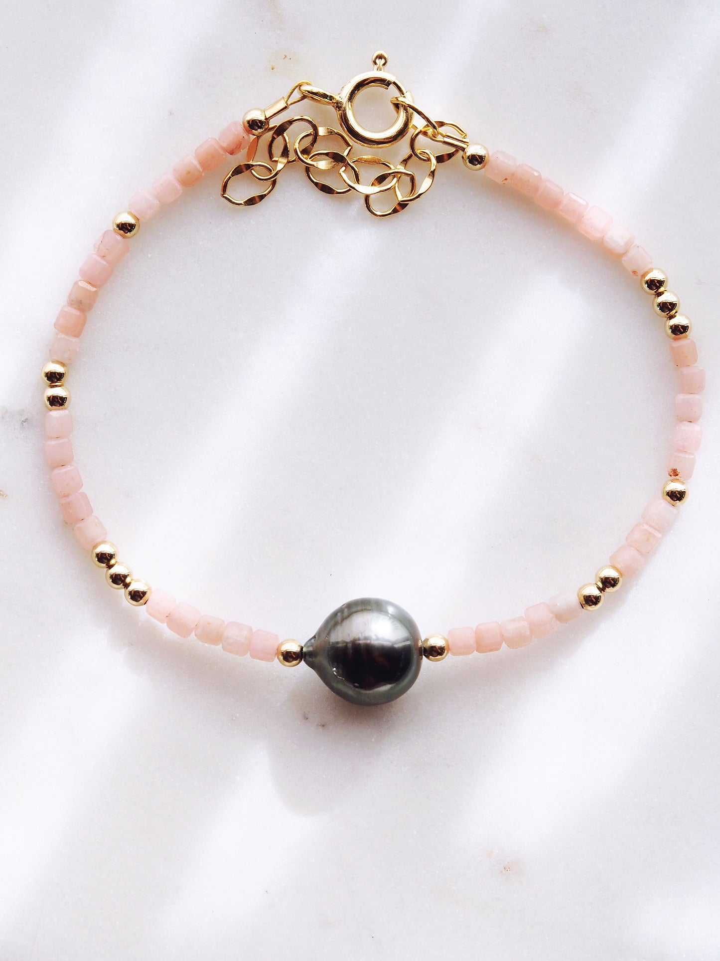 Tahitian Pearl and Gemstone Bracelet - Iolana