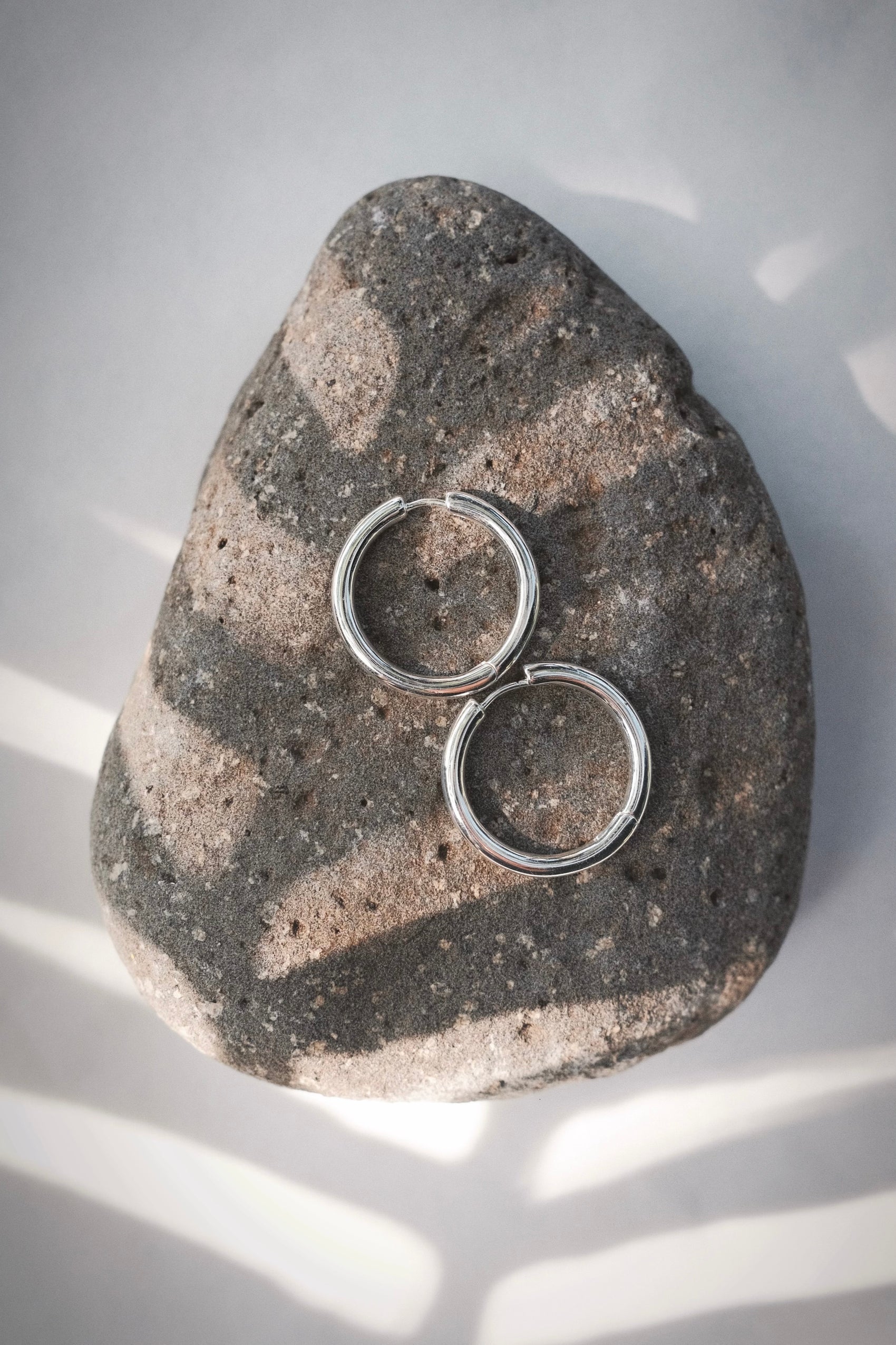 Perfect Large Silver Huggie Hoop Earrings