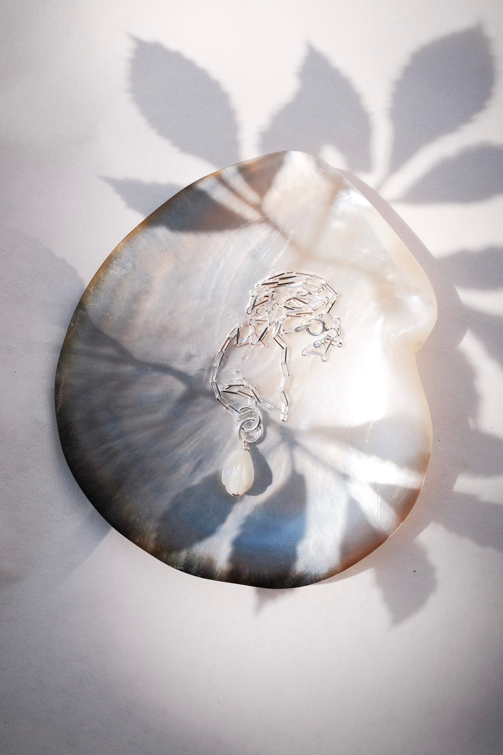 Silver Pikake Chain Necklace - Huali