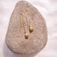 Gold Pikake Threader Earrings - Mānai