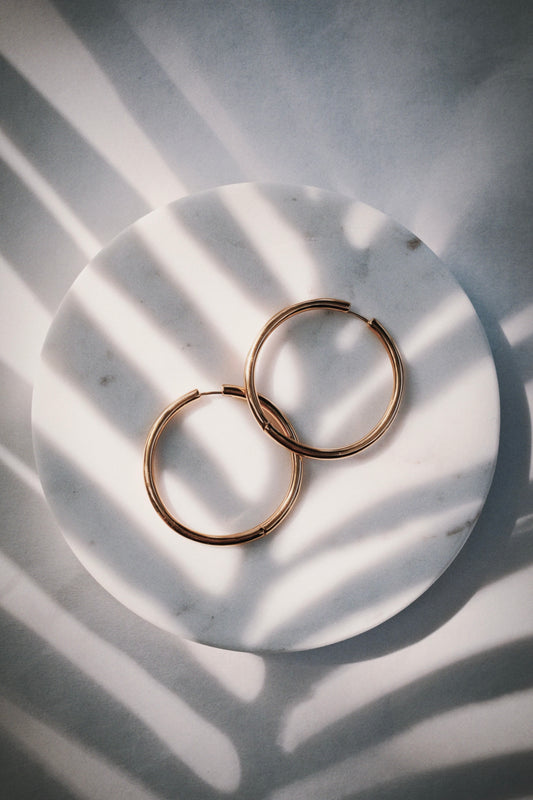Perfect Extra Large Gold Huggie Hoop Earrings