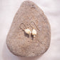 Resin Pikake & Pearl Drop Earrings - Gold or Silver Kupuna