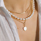 Gold Flat Dot Chain Necklace - Makali'i