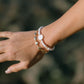 Choose your Gold Stretchy Puka Shell Bracelet - Gold Ali'ikai