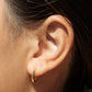 Mini Faceted Huggie Hoop Earrings - Akamai