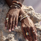 Stretchy White Pearl Sandalwood Bracelet - Kamaha'o