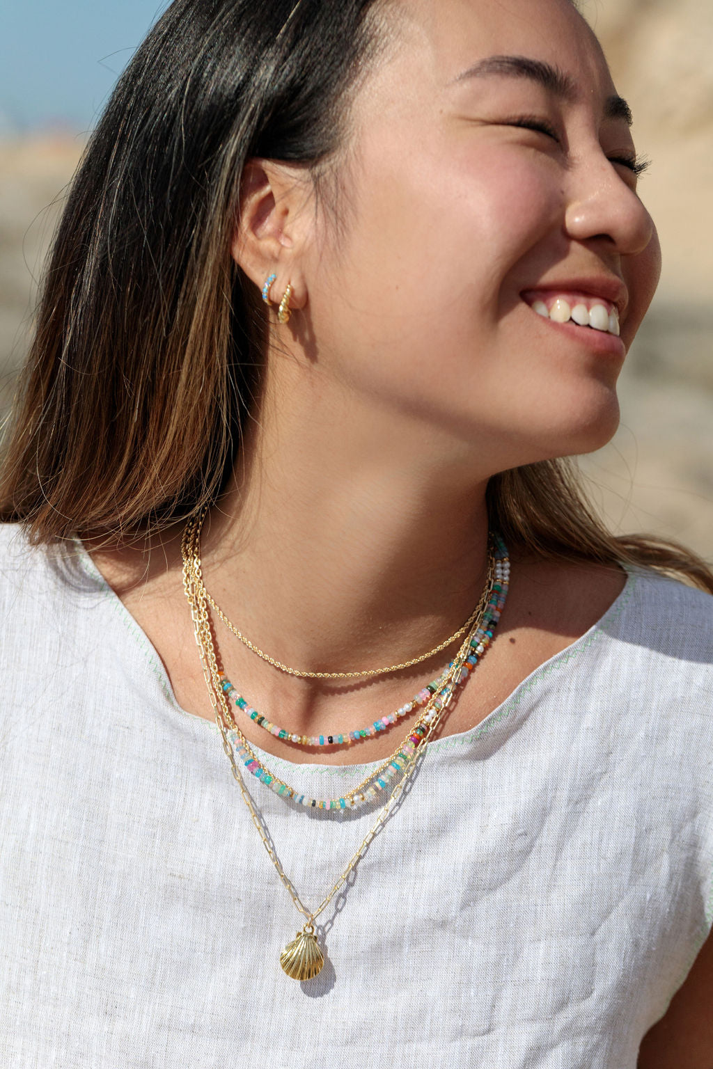 Everyday Dainty Gold Rope Chain Necklace - Lihau