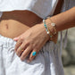 Pearl and Gold Daisy Chain Bracelet - Pua