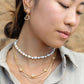 Pearl and Gold Daisy Chain Necklace - Pua
