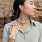 Choose your Gold Stretchy Puka Shell Bracelet - Gold Ali'ikai