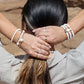 Choose your Gold Stretchy Puka Shell Bracelet - Gold Ali'ikai