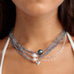 Baroque White Pearl Choker Necklace - Silver Kaimalie