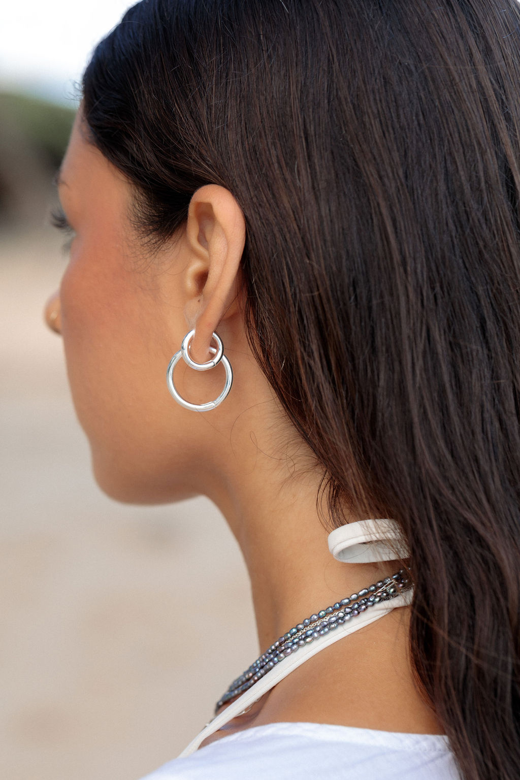 Perfect Small Silver Huggie Hoop Earrings - Noelani