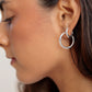 Perfect Large Silver Huggie Hoop Earrings