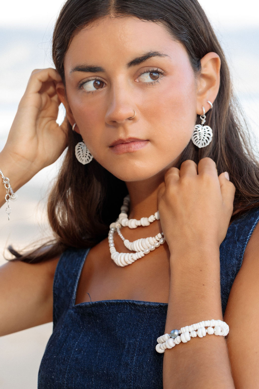 Tiny Silver Huggie Hoop Earrings - Auili'i
