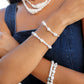 Puka Shell Bracelet - Silver Kahale
