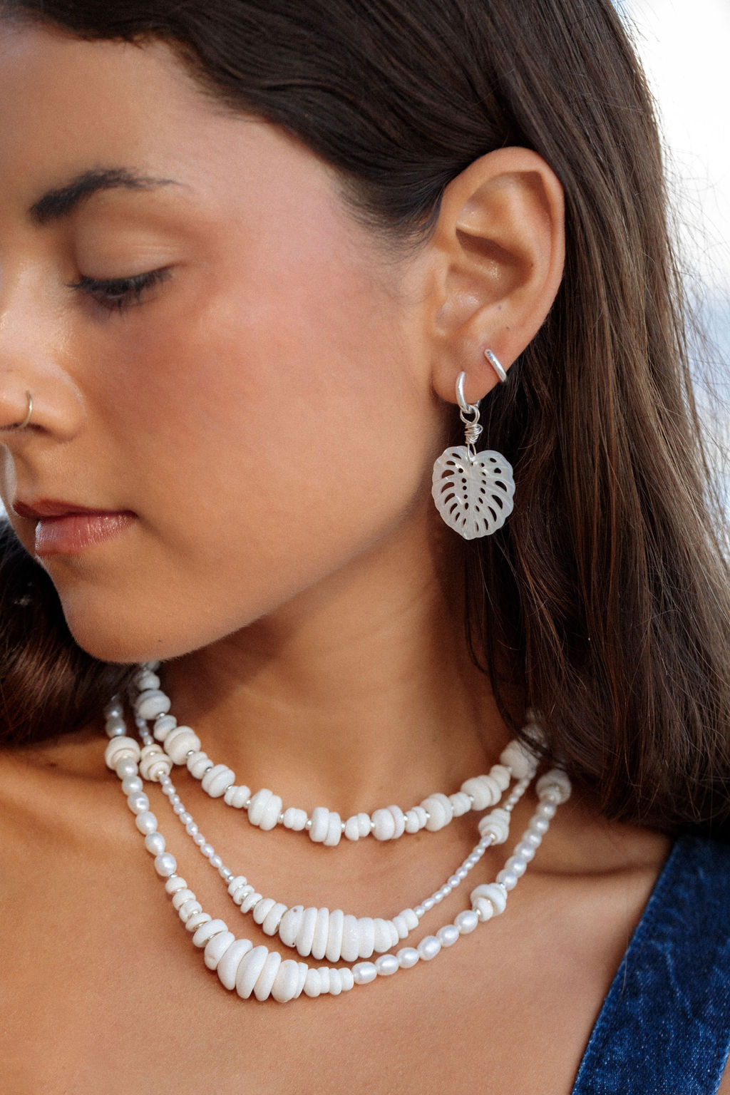 Tiny Silver Huggie Hoop Earrings - Auili'i