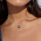 Silver Single Floating Tahitian Pearl Necklace - Miliani
