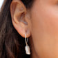 Mini Biwa Pearl Hoop Earrings - Silver Kaimana