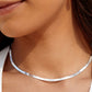 Sterling Silver Herringbone Chain Necklace - Konani