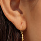Dainty Golden Drop Earrings - Keilana