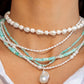 Silver Dainty White Pearl Necklace - Maile