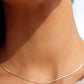 Mini Silver Herringbone Chain - Laka
