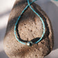 Dainty Turquoise Tahitian Pearl Choker Necklace - Silver Ipo
