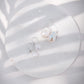 Silver Flameball Pearl Drop Earrings - Kiele