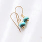 Gemstone Drop Earrings - Naia