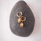 Gold Pikake Huggie Hoop Earrings - Apo