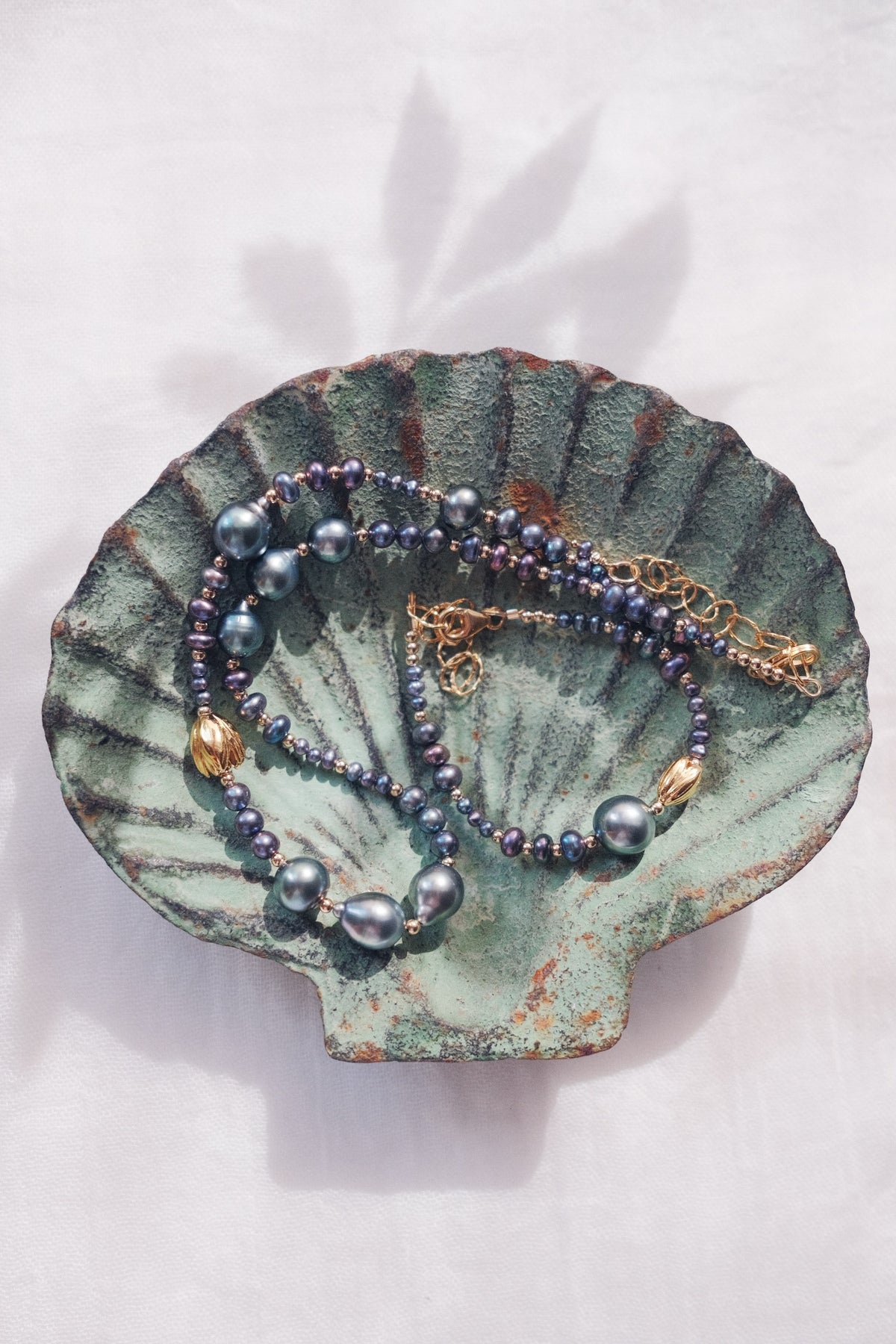 Tahitian & Peacock Pearl Pikake Bracelet - Kiʻekiʻe