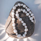 Puka Shell Choker Necklace - Silver Keone