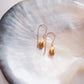 Gold Pikake Charm Ear Wire Earrings - Popohe
