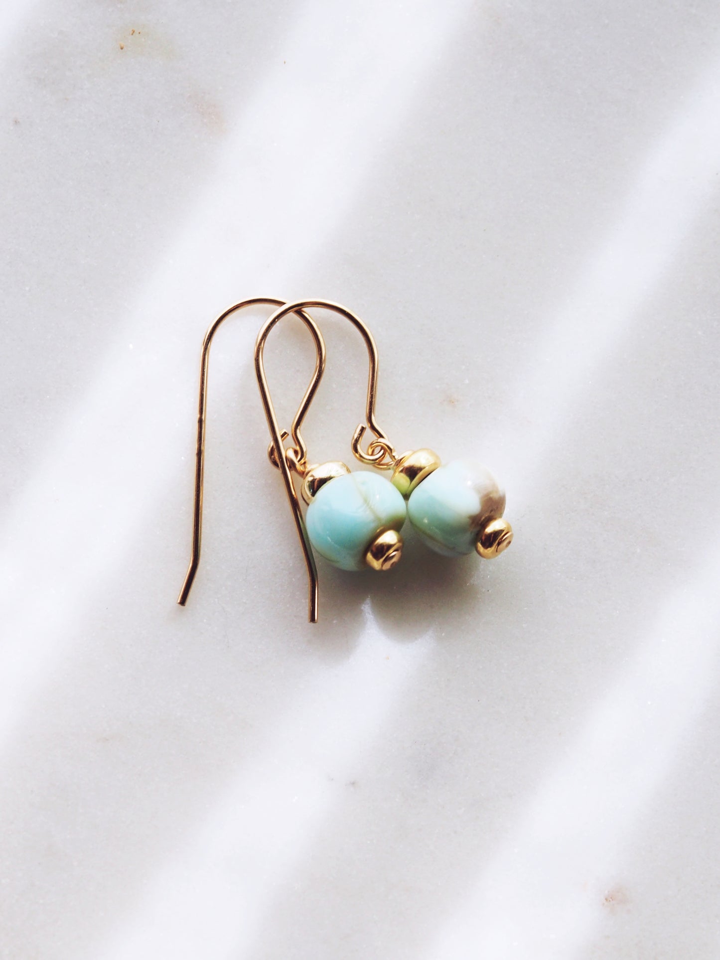 Gemstone Drop Earrings - Naia