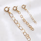 Gold or Silver Extender for Necklaces and Bracelets