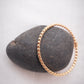 Gold Pikake Lei Hinged Bangle - Pualei