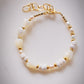 Mixed Shell & Pearl Pikake Bracelet - Gold Kahakai