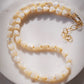 Mother of Pearl Pikake Beaded Necklace - Gold Lāhela