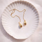Gold Pikake Threader Earrings - Mānai